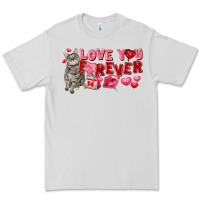 Dove Grey love you forever Premium Tee - FaDigitalArtStudio
