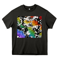 Asphalt rainbow pride cowhide tumbler Heavy Core Tee - FaDigitalArtStudio