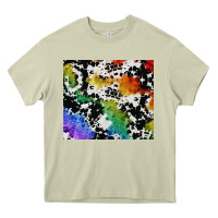 Mossy rainbow pride cowhide tumbler Heavy Core Tee - FaDigitalArtStudio