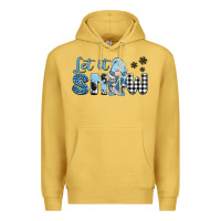 Antique Gold let it snow gnome Premium Hoodie - BarkalooDesign
