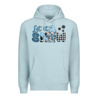 Blue Mist let it snow gnome Premium Hoodie - BarkalooDesign
