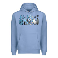 Colony Blue let it snow gnome Premium Hoodie - BarkalooDesign