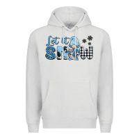 Dove Grey let it snow gnome Premium Hoodie - BarkalooDesign