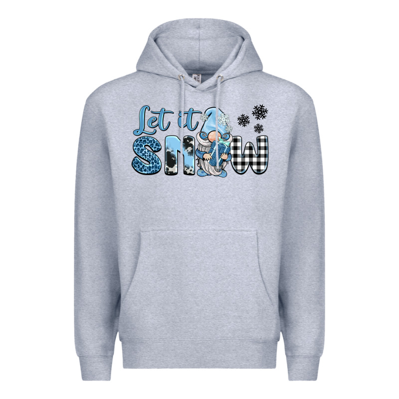 Let It Snow Gnome Premium Hoodie by BarkalooDesign | Teevron
