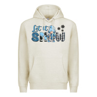 Oatmeal Heather let it snow gnome Premium Hoodie - BarkalooDesign