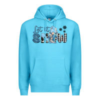 Ocean Blue let it snow gnome Premium Hoodie - BarkalooDesign