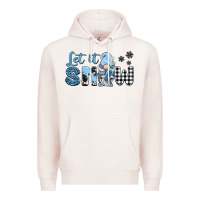 Pale Pink let it snow gnome Premium Hoodie - BarkalooDesign