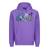 Purple let it snow gnome Premium Hoodie - BarkalooDesign