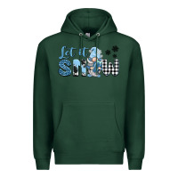 Sports Green let it snow gnome Premium Hoodie - BarkalooDesign