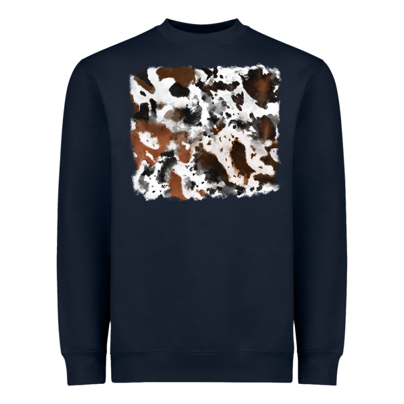 Cowhide Background Heavyweight Sweatshirt by RanaPortraitStore | Teevron