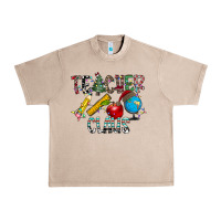 French Oak Teacher Calus Urban Heavy Tee - CowhideDigitalArt