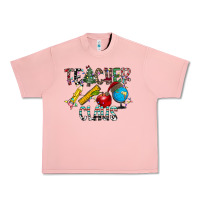 Salmon Teacher Calus Urban Heavy Tee - CowhideDigitalArt