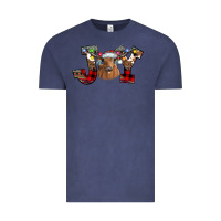 Vintage Denim Joy Longhorn Vintage Tee - CowhideDigitalArt