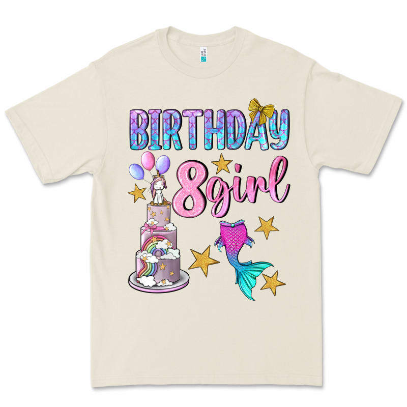 Birthday Girl 8 Premium Tee by BundleAndBundleShop | Teevron
