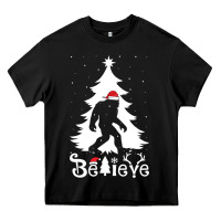 Black bigfoot christmas shirt Heavy Core Tee - DesigneFamous