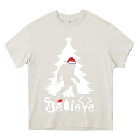 Cream bigfoot christmas shirt Heavy Core Tee - DesigneFamous