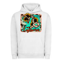 Pigment Lunar Rock capricorn turquoise cowhide Urban Hoodie - RanaPortraitStore
