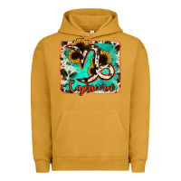 Pigment Peanut Butter capricorn turquoise cowhide Urban Hoodie - RanaPortraitStore