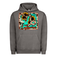 Pigment Tornado capricorn turquoise cowhide Urban Hoodie - RanaPortraitStore