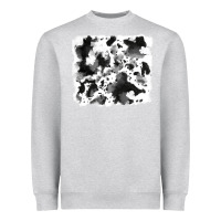 Heather Grey cowhide Heavyweight Sweatshirt - RanaPortraitStore