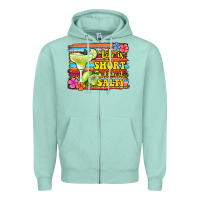 Seafoam life is short make it salty 1 Zipper Hoodie - Jasminsmagicworld