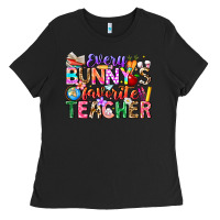 Black Every Bunny Favorite Teacher Easter Ladies Tee - CowhideDigitalArt