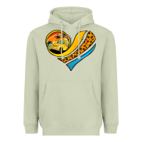 Matcha Bus Driver Off Duty Heart Heavyweight Hoodie - Jasminsmagicworld