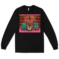 Black Western Cat Mom Long Sleeve Tee - LillyAllenDesigns