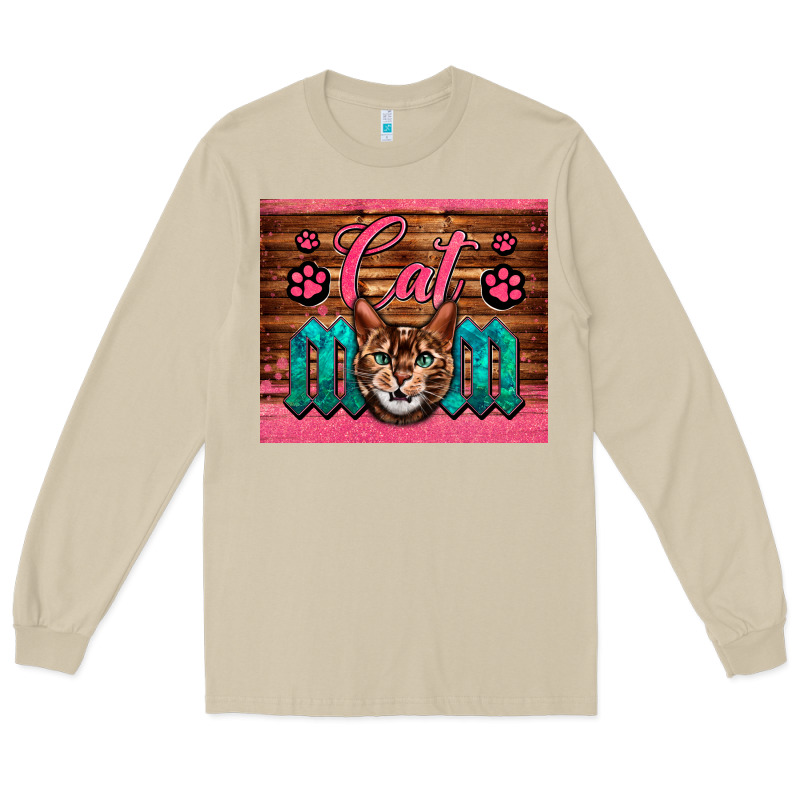 Western Cat Mom Long Sleeve Tee by LillyAllenDesigns | Teevron