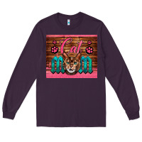 Plum Western Cat Mom Long Sleeve Tee - LillyAllenDesigns