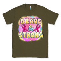 Army Green brave and strong cancer Classic Tee - FaDigitalArtStudio