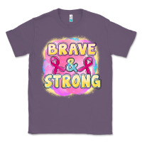 Lavender brave and strong cancer Classic Tee - FaDigitalArtStudio
