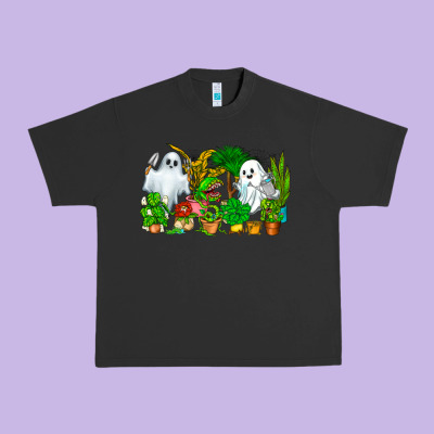 Spooky Plants Urban Heavy Tee Designed By Cowhidedigitalart