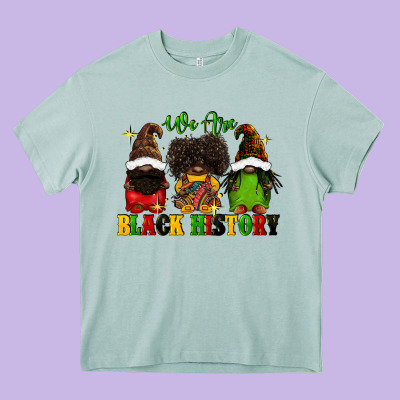 We Are Black History Heavy Core Tee Designed By Fadigitalartstudio