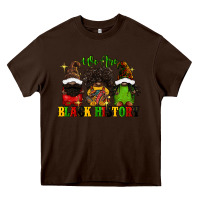 Chocolate Brown We are black history Heavy Core Tee - FaDigitalArtStudio