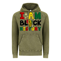Vintage Olive i am black history Vintage Hoodie - Artiststas