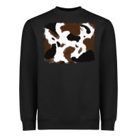 Black cowhide Heavyweight Sweatshirt - RanaPortraitStore