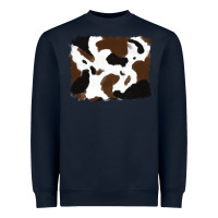 Navy cowhide Heavyweight Sweatshirt - RanaPortraitStore