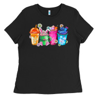 Black Easter Coffee Ladies Tee - CowhideDigitalArt