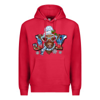 Cardinal Christmas snow cow joy Premium Hoodie - BarkalooDesign