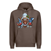 Coffee Christmas snow cow joy Premium Hoodie - BarkalooDesign