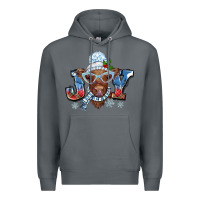 Rock Christmas snow cow joy Premium Hoodie - BarkalooDesign