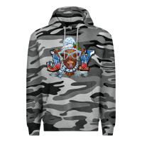 Slate Camo Christmas snow cow joy Premium Hoodie - BarkalooDesign