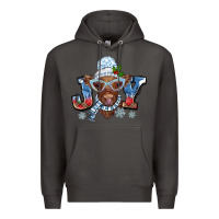 Smoke Christmas snow cow joy Premium Hoodie - BarkalooDesign