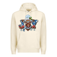 Tofu Christmas snow cow joy Premium Hoodie - BarkalooDesign