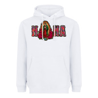 White Nana Lady Of Guadalupe Heavyweight Hoodie - Jasminsmagicworld