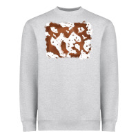 Heather Grey cowhide Heavyweight Sweatshirt - RanaPortraitStore