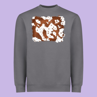 Cowhide Heavyweight Sweatshirt Designed By Ranaportraitstore