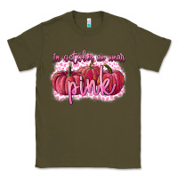 Army Green In October we wear pink Breast Cancer Classic Tee - FaDigitalArtStudio