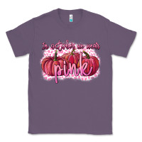 Lavender In October we wear pink Breast Cancer Classic Tee - FaDigitalArtStudio